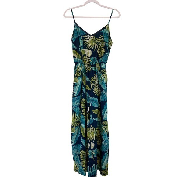 Everly Palm Leaf Jumpsuit - Picture 3 of 5